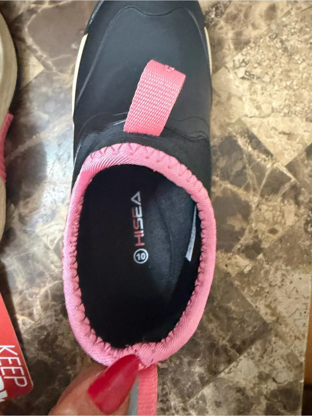 Little girls HISEA Ankle Supporting Waterproof Sneakers